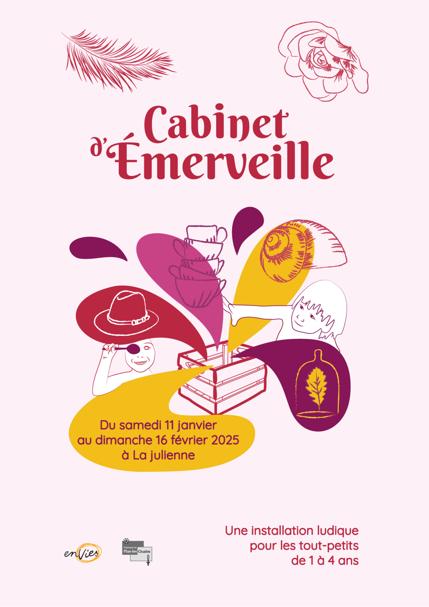 You are currently viewing L’association enVies en collaboration avec l’espace culturel La julienne de Plan les Ouates présente: Le Cabinet d’Emerveille !